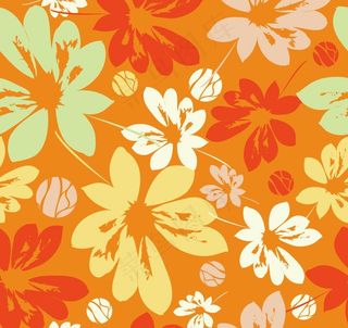 卡通花朵花纹底纹图片