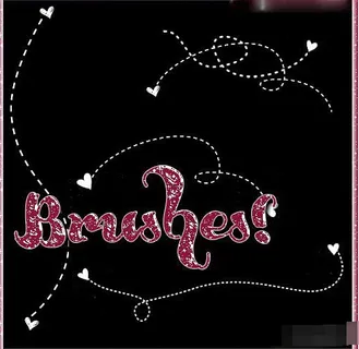 心形虚线效果PS笔刷