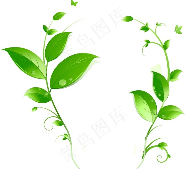 绿草矢量素材cdr矢量模版下载