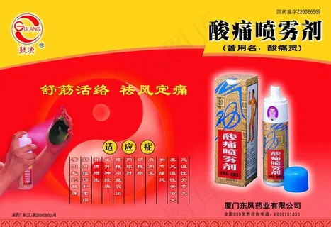 酸痛喷雾剂图片