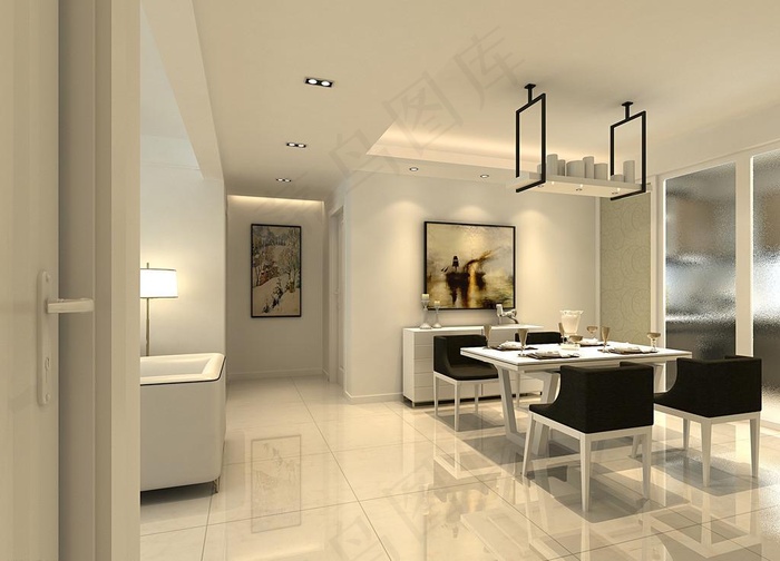 简约家装设计餐厅效果