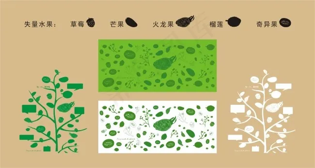 创意果树cdr矢量模版下载