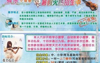 小提琴培训招生图片