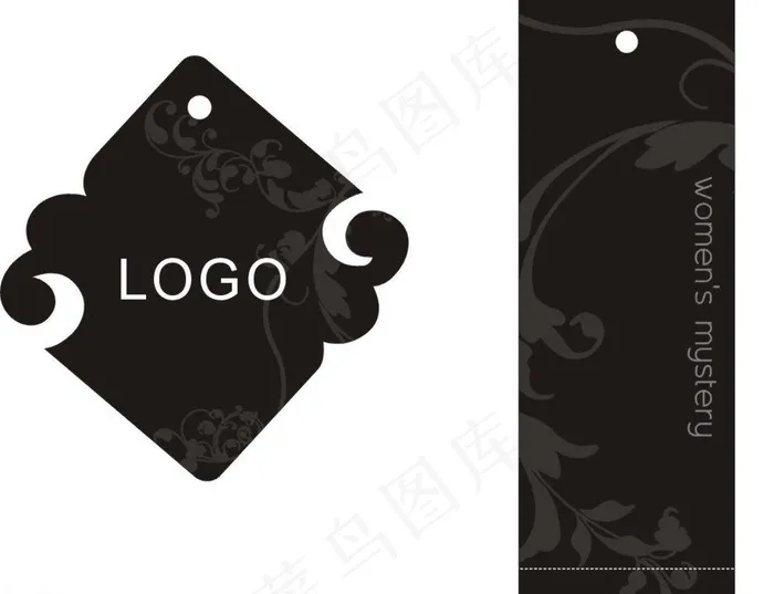 内衣吊牌图片cdr矢量模版下载
