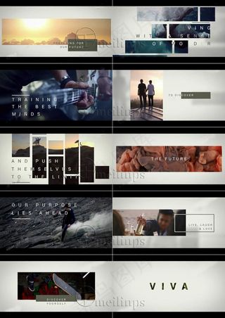 优雅的视频影像记录与标题展AE模板