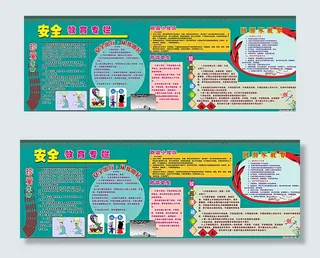中小学安全知识宣传栏图片