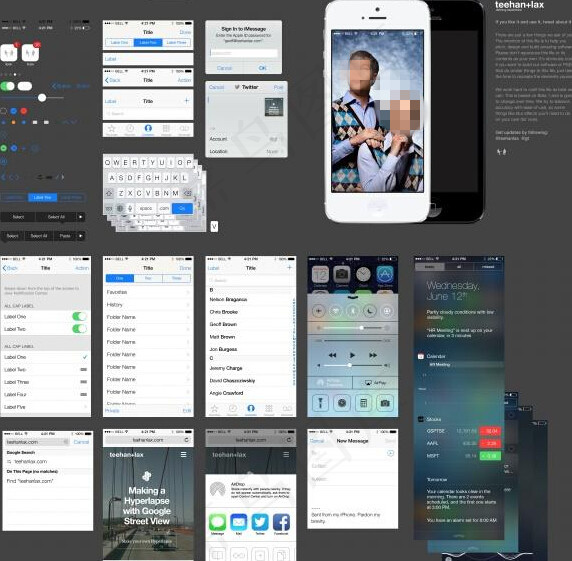 苹果iOS系统界面设计下载