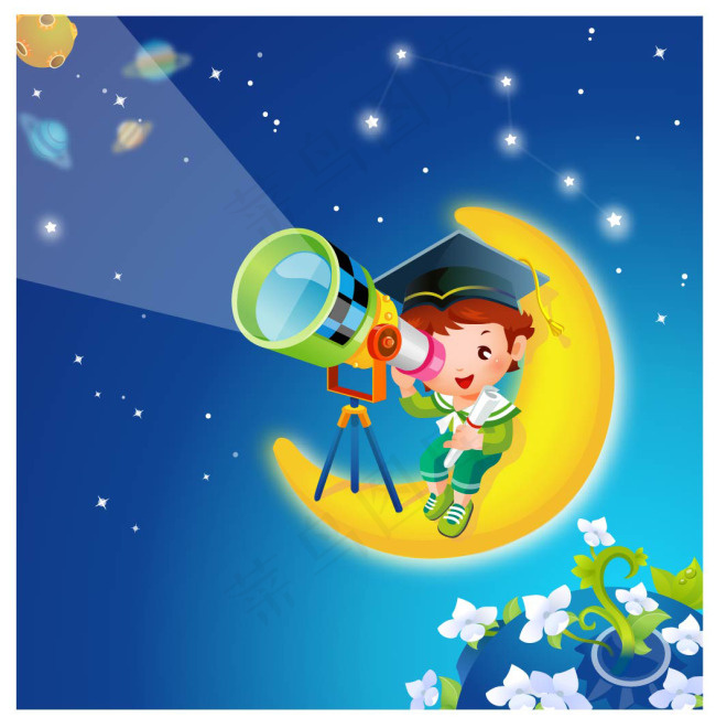 看星星