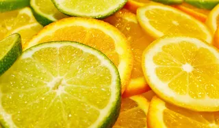 柠檬水果背景