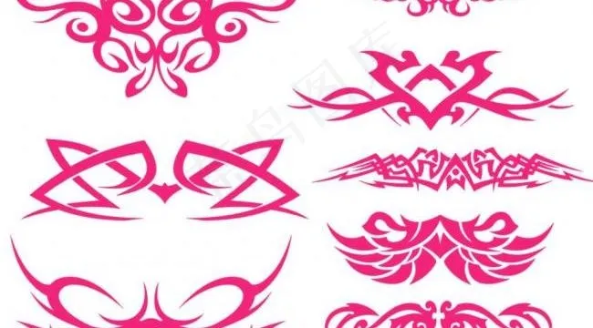 图腾花纹笔刷图片