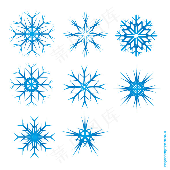 圣诞节雪花eps(CS3)