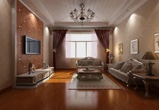 欧式客厅效果图图片