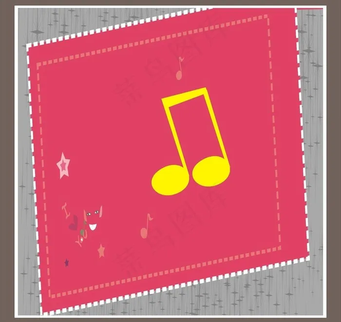 音乐符号图片cdr矢量模版下载