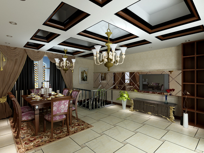 餐厅装潢效果图