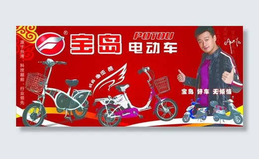 宝岛电动车宣传单图片