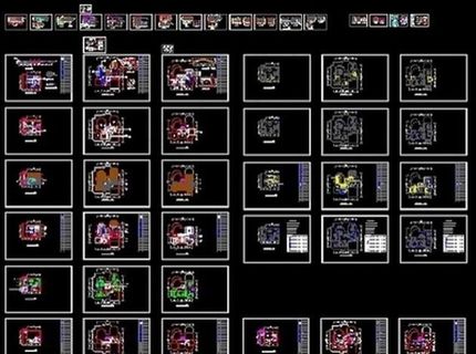 一套别墅内装饰施工图