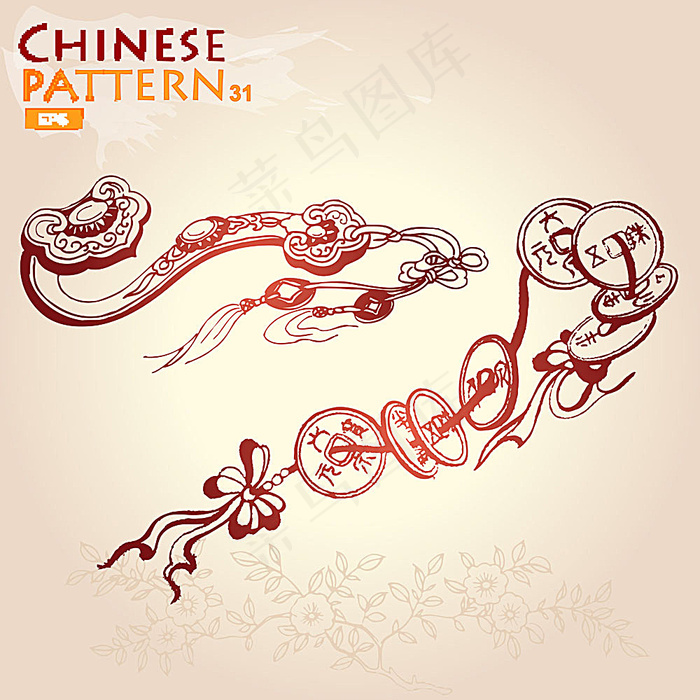 如意铜钱花纹