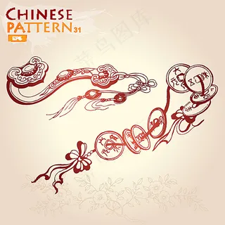 如意铜钱花纹 如意铜钱花纹