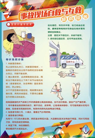 2017年全套安全生产月挂图展板海...