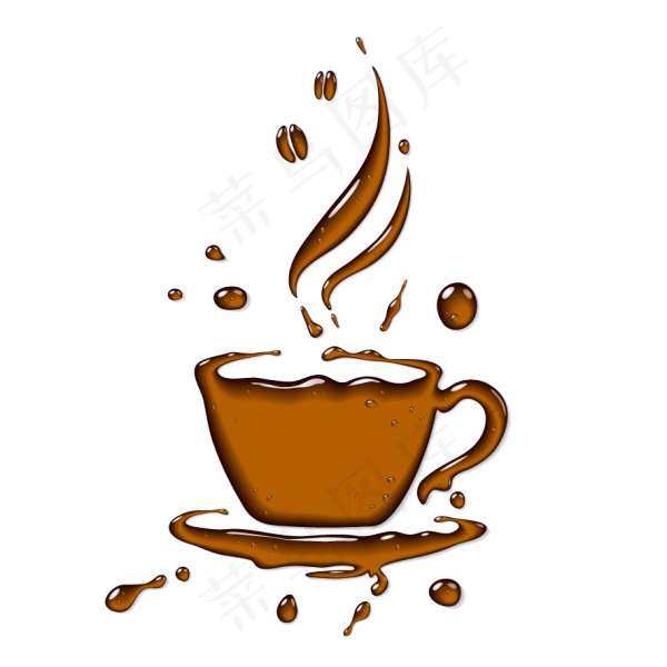 水滴质感饮品02——矢量素材