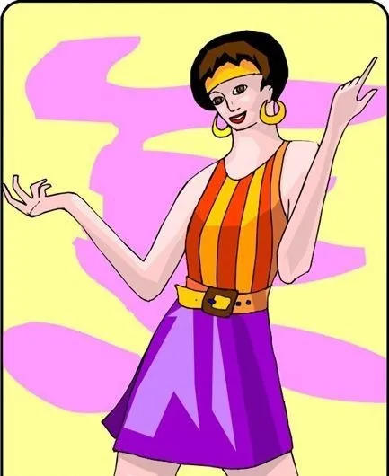 女性 时尚女人 矢量 EPS格式_...eps,ai矢量模版下载