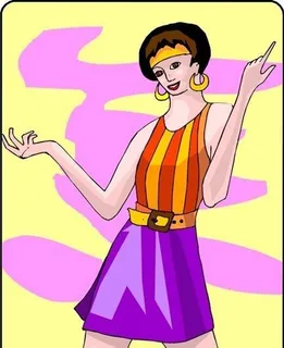 女性 时尚女人 矢量 EPS格式_...