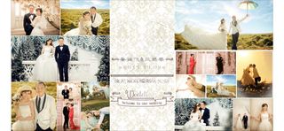 婚礼婚庆迎宾相片拼图 相片设计