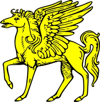有翼的马剪贴画