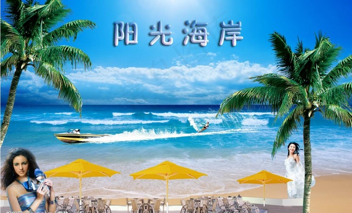 海边风景图片(3872X2568(DPI:300))psd模版下载