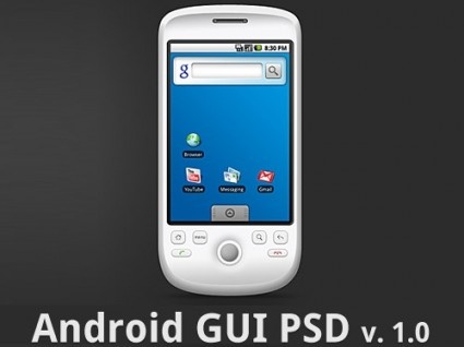 Android GUI免费PSD