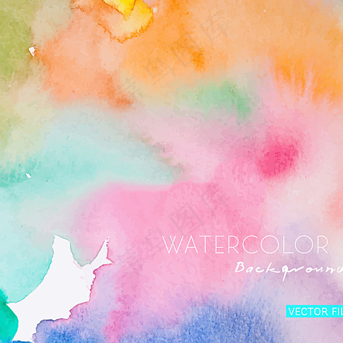 矢量水彩水墨底纹背景图片