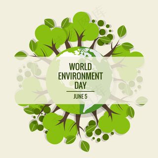 绿色背景矢量图