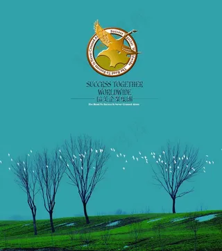 意境枯树创意宣传设计海报