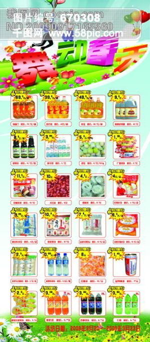 舞动春天超市宣传单-超市素材专辑DVD1