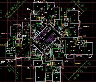 黄埔雅苑 标准层平面图图片