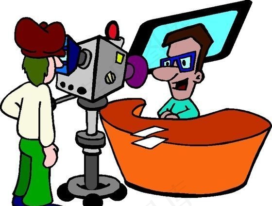 摄影师 行业人物 矢量素材 EPS...