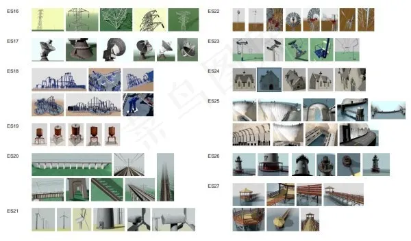精品工程建筑3D模型第二辑