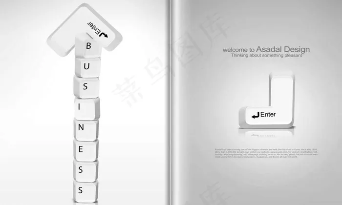 创意电脑键盘素材图片psd模版下载