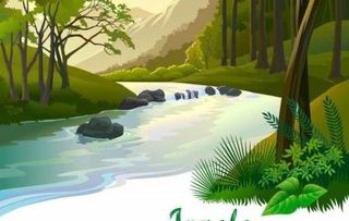 树云花绿色景观