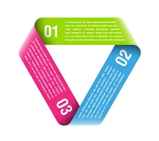 彩色折纸图案图形四