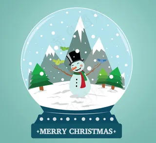 装饰圣诞雪球背景