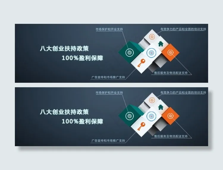 创业广告psd模版下载