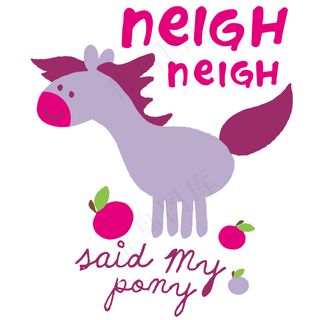 印花矢量图 婴童 T恤图案 动物 ...