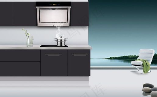 敞开式厨房图片