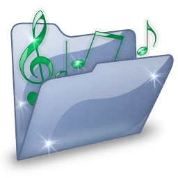 简约音乐文件夹图标My Music