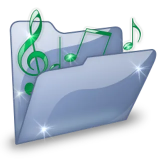 简约音乐文件夹图标My Music