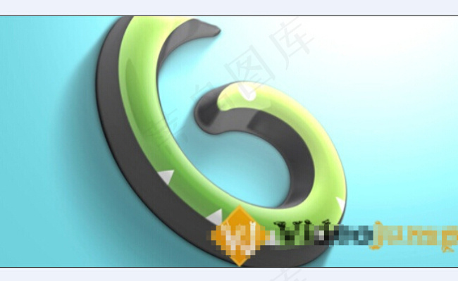 三维质感logo标识演绎AE模板