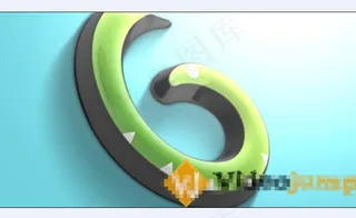 三维质感logo标识演绎AE模板