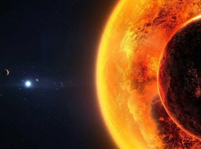太阳爆发图片