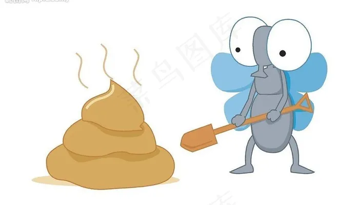 苍蝇图片cdr矢量模版下载